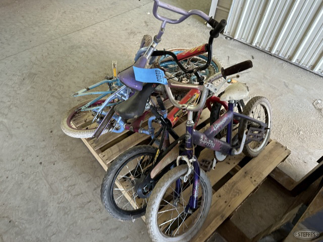 (5) Kids bikes